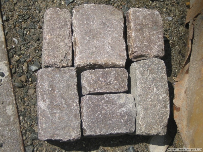 Porphyr rot-grau-braun