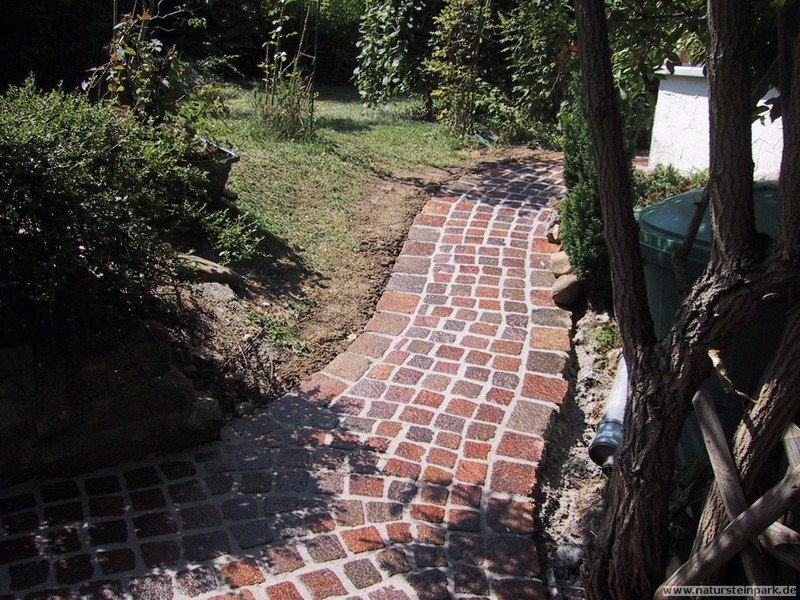 Porphyr Italien rot-grau-braun