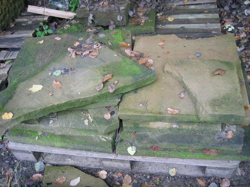 Schilfsandstein grün-gelb oder rötlich