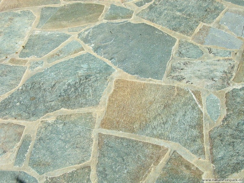 Quarzit Karistos grau-grün-braun
